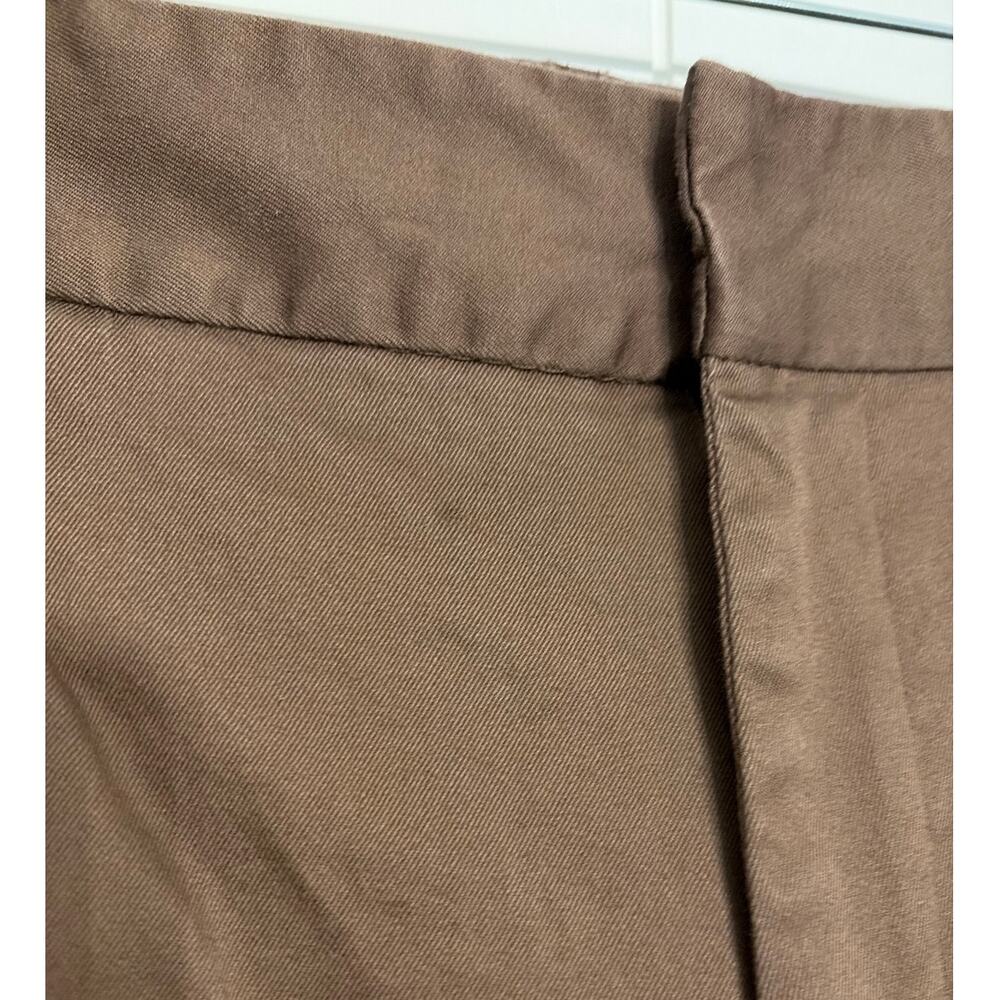 GH Bass & Co Brown Stretch Dress Pants Women's 14 Bootcut Career Cotton Blend - Picture 4 of 11